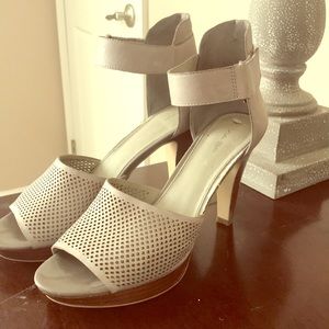 Via Spiga Grey leather sandals